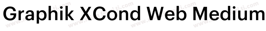 Graphik XCond Web Medium字体转换